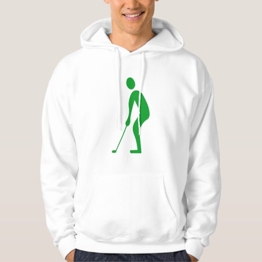 Snijden - groen hoodie (Voorkant)
