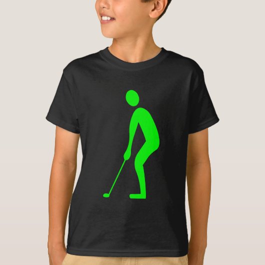 Snijden - groen t-shirt (Voorkant)