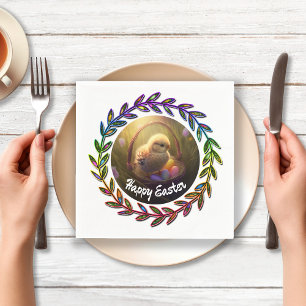 Snijden in een eiermand servet