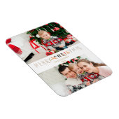 Snijden met papieren effect op kerstmis Aangepast  Magneet (Rechterzijde)