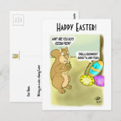 Snijden paaseieren briefkaart (Voorkant / Achterkant)