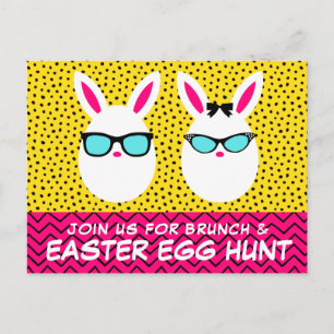 Snijden paaseieren Egg Hunt & Brunch Briefkaart