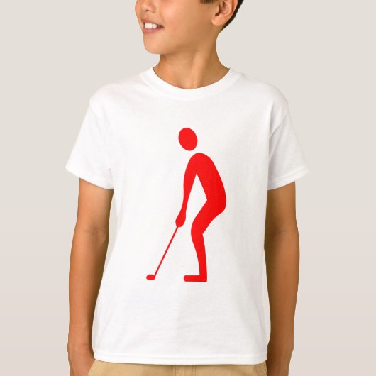 Snijden - rood t-shirt (Voorkant)