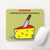 snijden van de kaas muismat (Met muis)