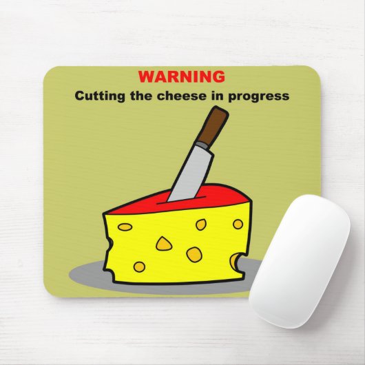snijden van de kaas muismat (Met muis)
