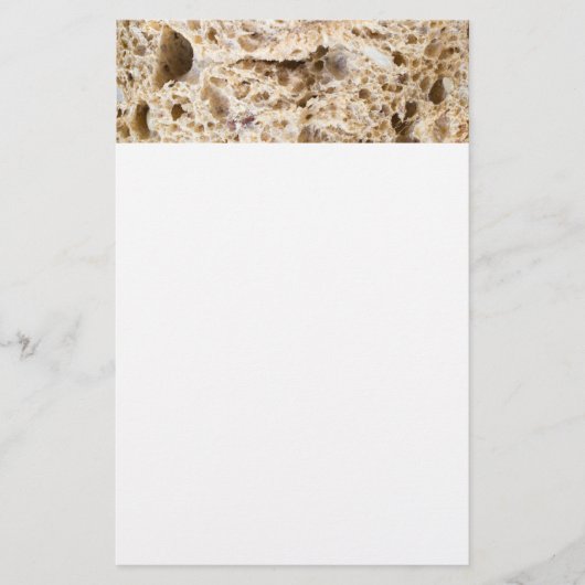 Snijden van het verse brood briefpapier (Voorkant)