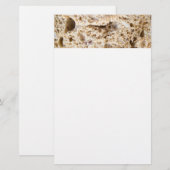 Snijden van het verse brood briefpapier (Voorkant / Achterkant)