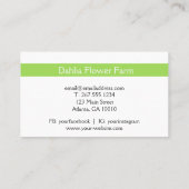 Snijder Boerderij Visitekaartje (Achterkant)