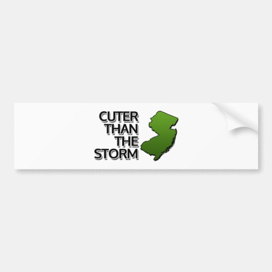 Snijder dan het storm bumpersticker (Voorkant)