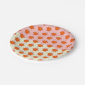 Snijder met Eggshell Pattern Papieren Bordje (Gekanteld)