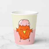 Snijder met Eggshell-trekpartij Papieren Bekers (Achterkant)