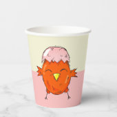 Snijder met Eggshell-trekpartij Papieren Bekers (Voorkant)