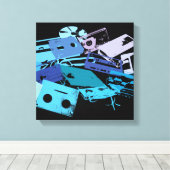 Snijdoek mengen canvas afdruk (Insitu (Houten vloer))