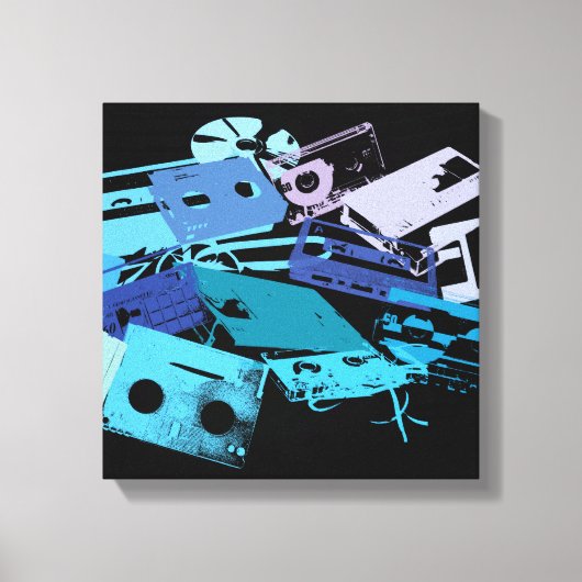 Snijdoek mengen canvas afdruk (Voorkant)