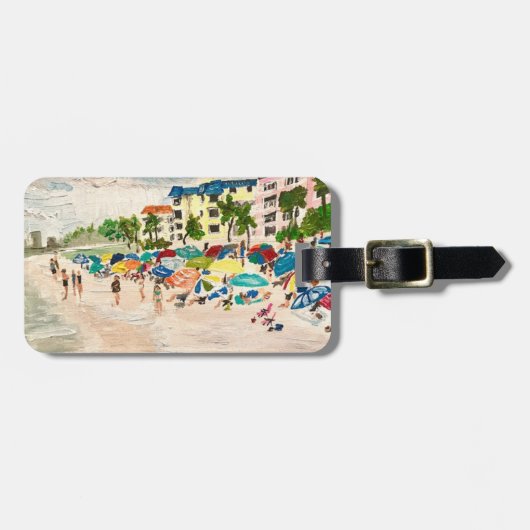 Snijdoperschildering van Fort Myer  Bagagelabel (Voorkant horizontaal)