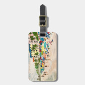 Snijdoperschildering van Fort Myer Bagagelabel (Voorkant verticaal)