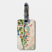 Snijdoperschildering van Fort Myer Bagagelabel (Achterkant verticaal)