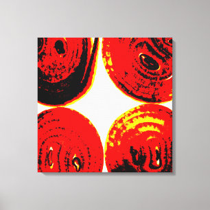 snijdsels canvas afdruk