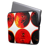 snijdsels laptop sleeve (Voorkant Links)