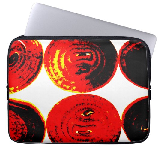 snijdsels laptop sleeve (Voorkant)