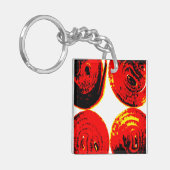 snijdsels sleutelhanger (Voorkant Links)