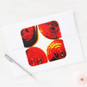 snijdsels vierkante sticker (Envelop)