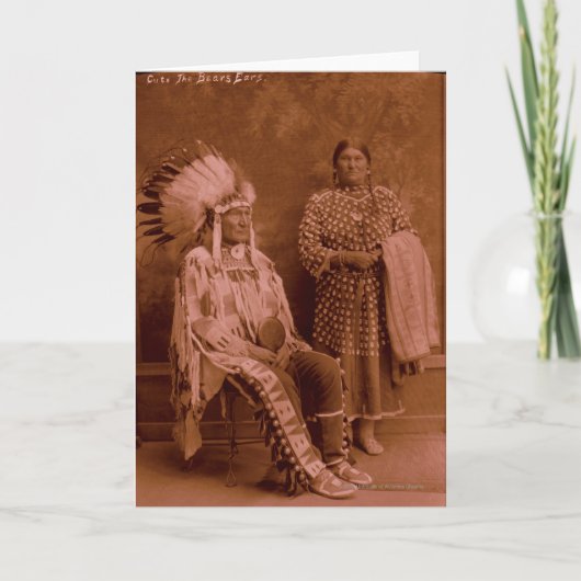 Snijdt de de Oren en Vrouw van het Beer - Kraai Kaart (Voorkant)