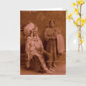 Snijdt de de Oren en Vrouw van het Beer - Kraai Kaart (Gele Bloem)