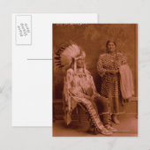 Snijdt de oorlogen en de vrouw van het Beer Briefkaart (Voorkant / Achterkant)