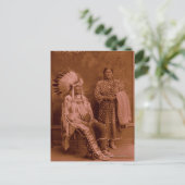 Snijdt de oorlogen en de vrouw van het Beer Briefkaart (Staand voorkant)