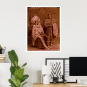 Snijdt de oorlogen en de vrouw van het Beer Poster (Thuiskantoor)