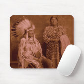 Snijdt de oorlogen en de vrouw van het Beer - rij Muismat (Met muis)