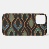 Snijgolven: bronzen kopertextuur Case-Mate iPhone case (Achterkant (horizontaal))