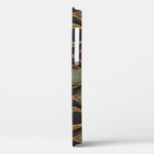 Snijgolven: bronzen kopertextuur Case-Mate iPhone case (Achterkant / Links)