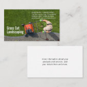 snijgras voor tuinarchitecten | Uitzicht vanuit de Visitekaartje (Voorkant / Achterkant)