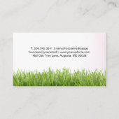 snijgras voor tuinarchitecten visitekaartje (Achterkant)