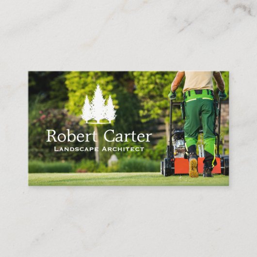 snijgras voor tuinarchitecten visitekaartje (Voorkant)