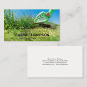 snijgrasonkruidverdelger visitekaartje (Voorkant / Achterkant)