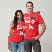 Snijhond  retro t-shirt (Unisex)