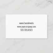 Snijhout | Logo Thuishardware Visitekaartje (Achterkant)