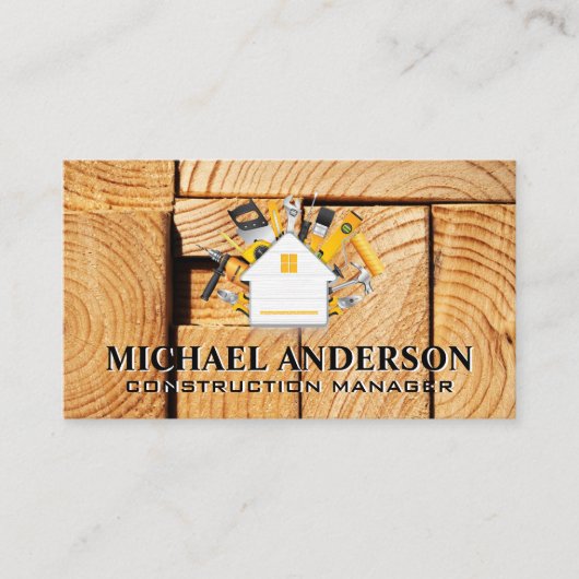 Snijhout | Logo Thuishardware Visitekaartje (Voorkant)