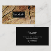 Snijhout Visitekaartje (Voorkant / Achterkant)