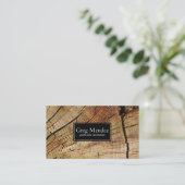 Snijhout Visitekaartje (Staand voorkant)