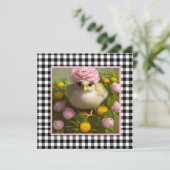Snijkippen en katrollen Pasen Kaart (Staand voorkant)