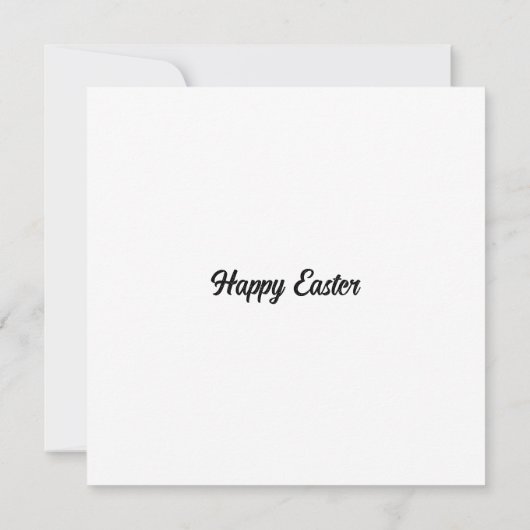 Snijkippen en katrollen Pasen Kaart (Achterkant)