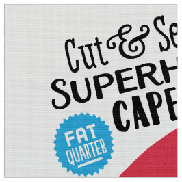 Snijkop en naaiwerk superheld Cape - Fun DIY - Rod Stof