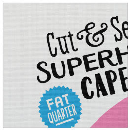 Snijkop en naaiwerk superheld Cape - Fun DIY - Roz Stof