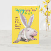 Snijkop met foto van Bunny Ears Kaart (Gele Bloem)