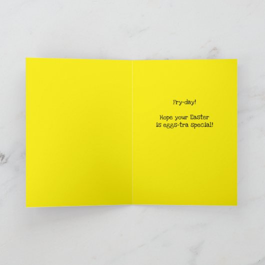 Snijkop paashaas kaart (Binnen)