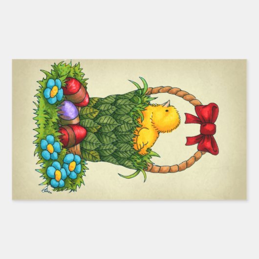 Snijkop Rechthoekige Sticker (Voorkant)